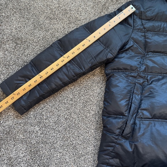 Tech by Tumi Black Puffer Jacket Men’s Large Zip Chest Pocket Lightweight - Picture 10 of 16